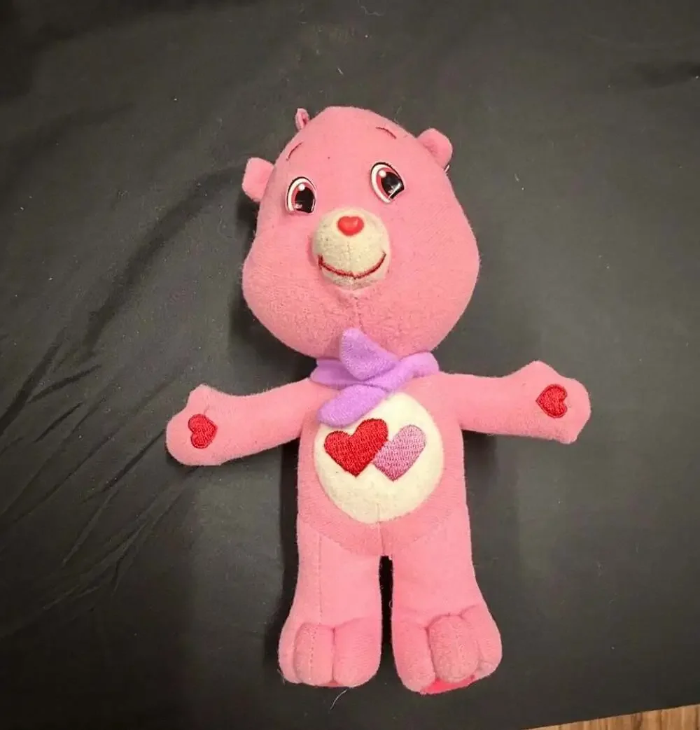 2009 Nanco Care Bears Love-a-Lot Bear Plush Toy